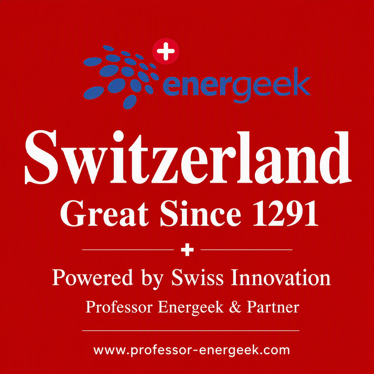 Baseball-Cap mit Druck "Switzerland - great since 1291" – Powered by Swiss Innovation
